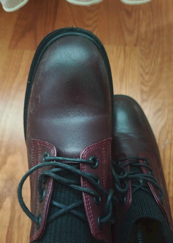 Bordo Oxford kadın ayakkabı 38