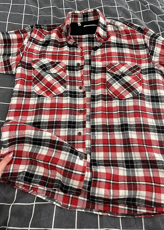 Ekoseli gömlek - Görsel 3