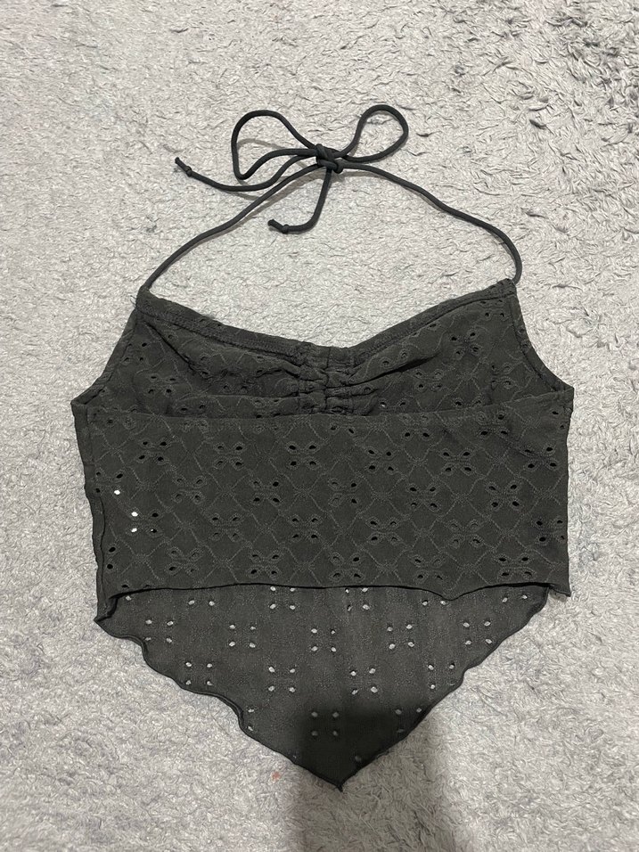 Siyah Dantel Detaylı Mini Büstiyer - Görsel 3