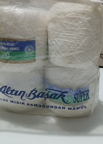 Beyaz Dantel İpliği No 70, Pamuktan - Görsel 2
