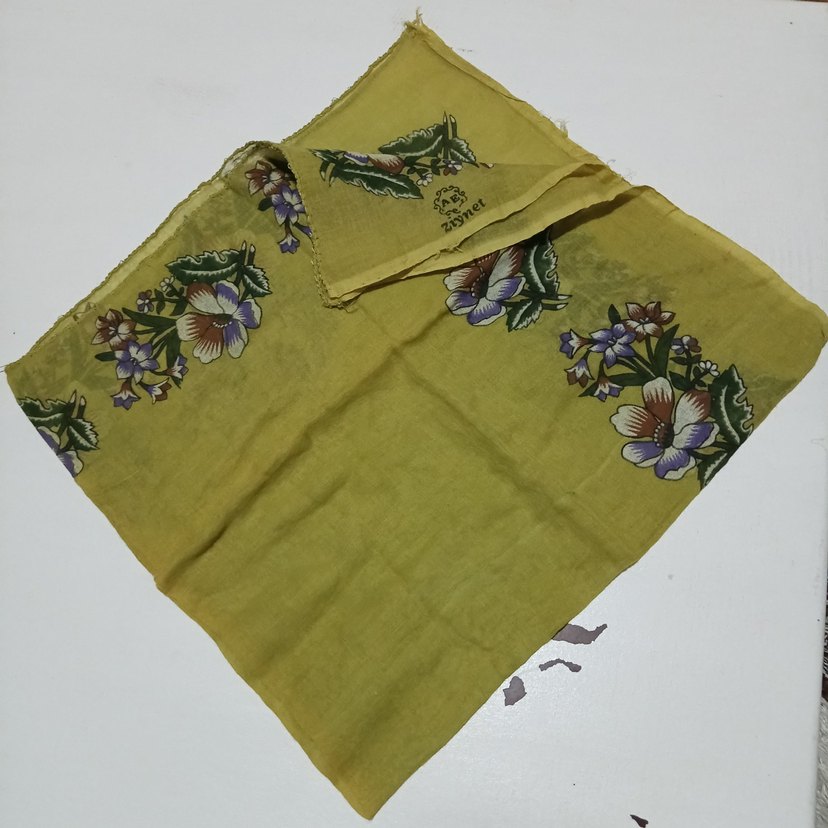 Yeşil Parlak Fermuarlı Bohem Eşarp - Görsel 2