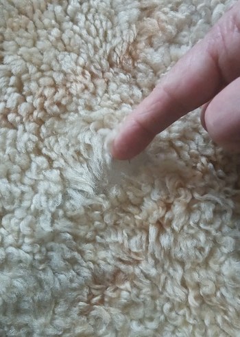 Bej Bohem Tarzı Parlak Post Halı - Görsel 4