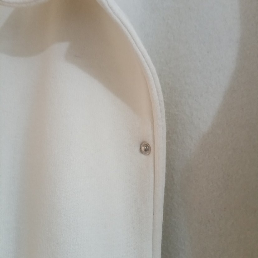 Düğmeli Beyaz Kadın Polar Ceket - Görsel 2