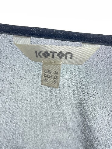 34 Beden siyah Renk Koton Bluz %70 İndirimli.