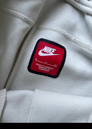 Nike Beyaz Eşofman Altı Siyah Bağcıklı - Görsel 4