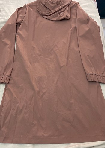 Kadın pudra Pembe Uzun yağmurluk - Görsel 4