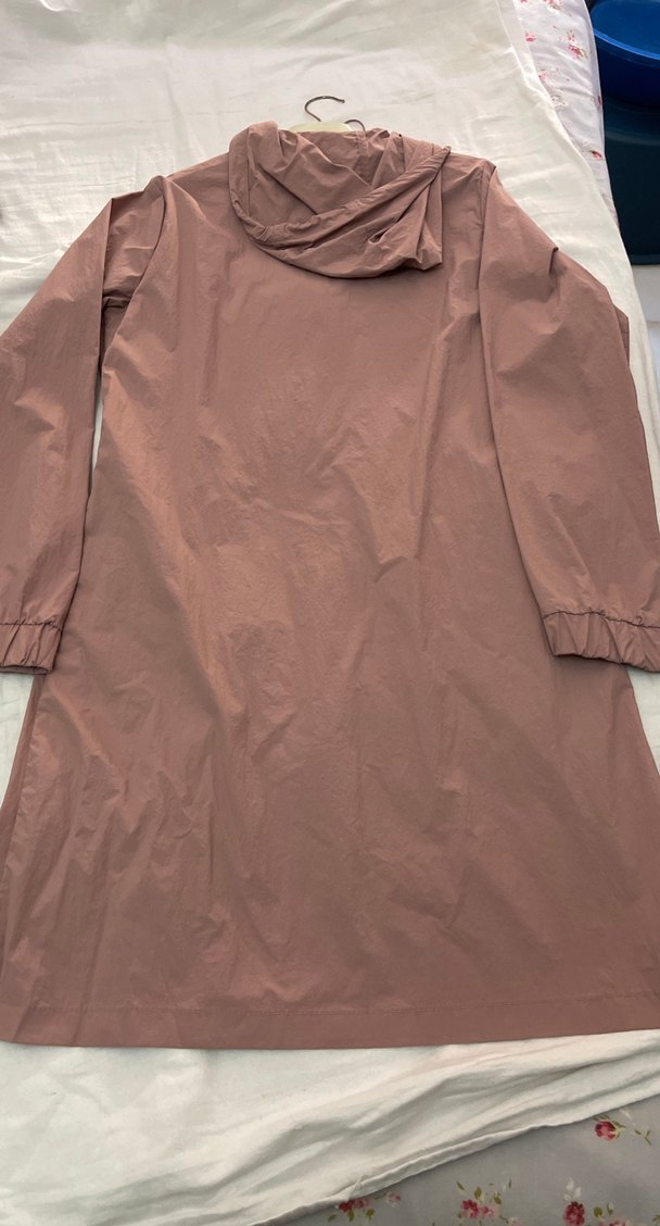 Kadın pudra Pembe Uzun yağmurluk - Görsel 4
