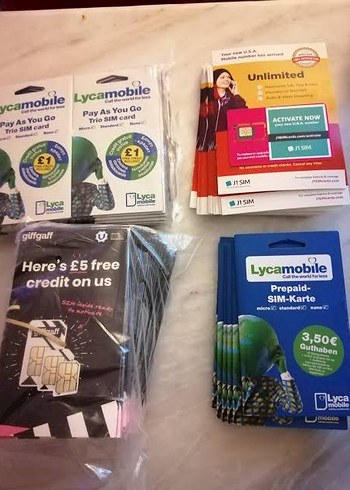 Lycamobile Üçlü SIM Kart ve Ön Ödemeli Kartlar