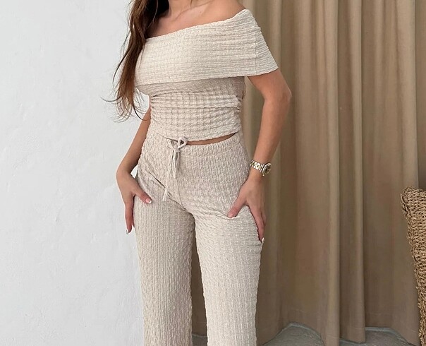 Gofre bürüncük pantolon