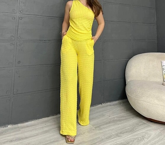 Koton Gofre bürüncük pantolon