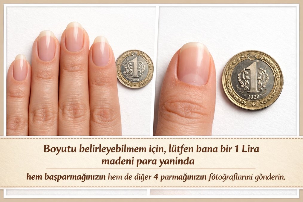 Bordo Jel takma tırnak - Görsel 3