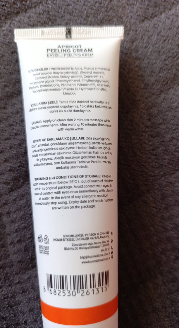 Kayısılı Peeling Krem 100 ml - Görsel 2