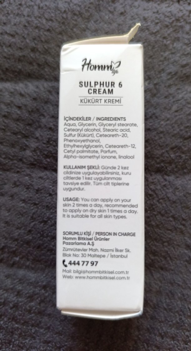Kükürt İçerikli sivilce  Krem 20 ml - Görsel 2