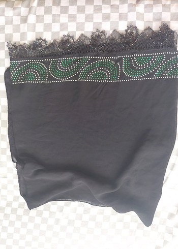 Boncuk İşlemeli Çok Renkli Kadın Fuları - Görsel 3