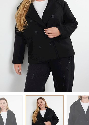 44 Beden Trendyolmilla curve kaşe kaban