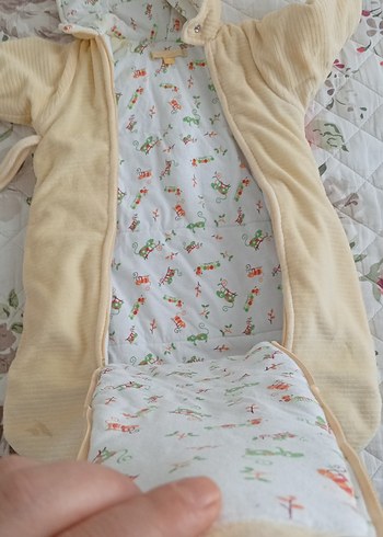 Nakışlı Fermuarlı bebek Tulumu .hem kıza hem erkeğe olur - Görsel 3