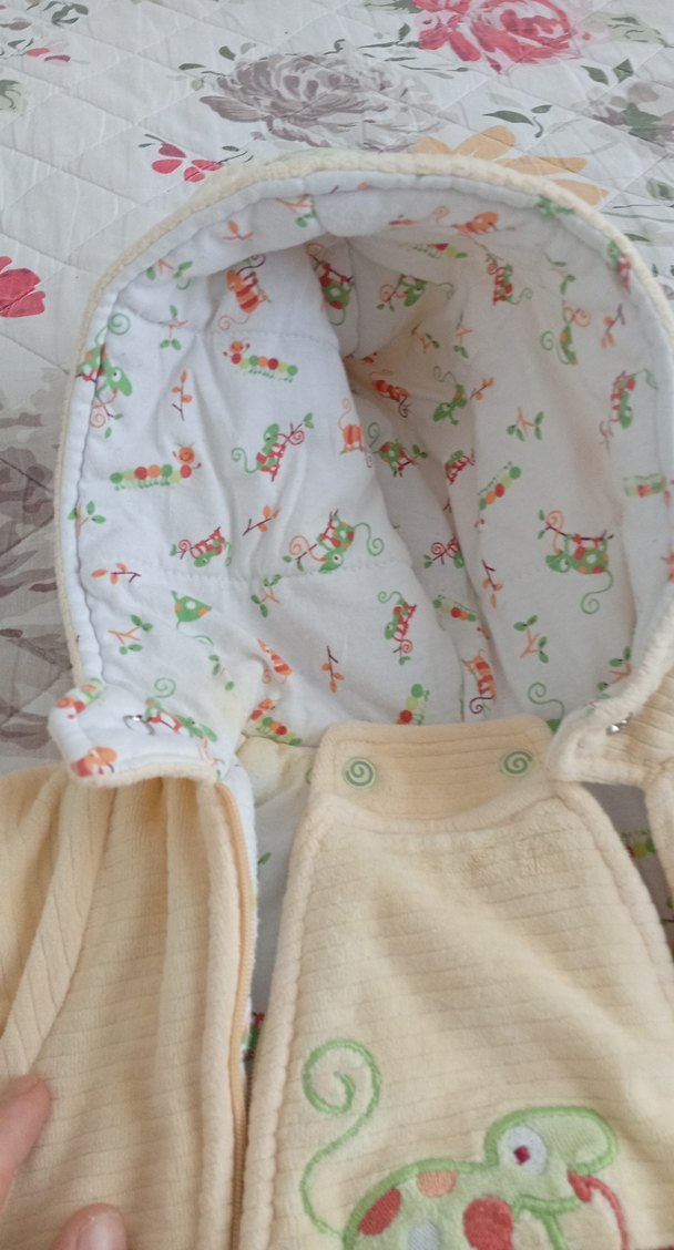 Nakışlı Fermuarlı bebek Tulumu .hem kıza hem erkeğe olur - Görsel 5