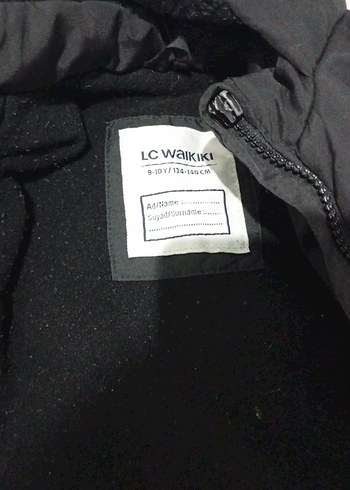 Siyah Kapüşonlu kız çocuk Kışlık Mont - Görsel 4