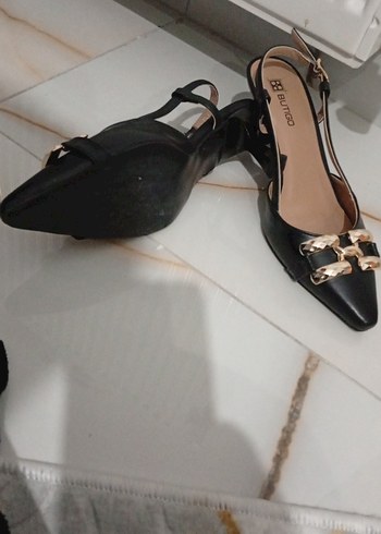 Tokalı Topuklu Kadın Ayakkabı - Görsel 5
