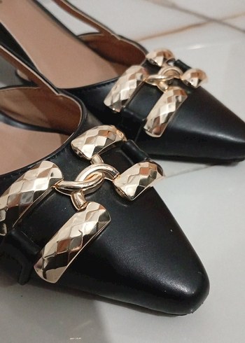 Tokalı Topuklu Kadın Ayakkabı - Görsel 7