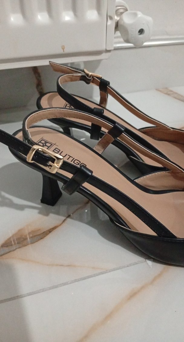 Tokalı Topuklu Kadın Ayakkabı - Görsel 4