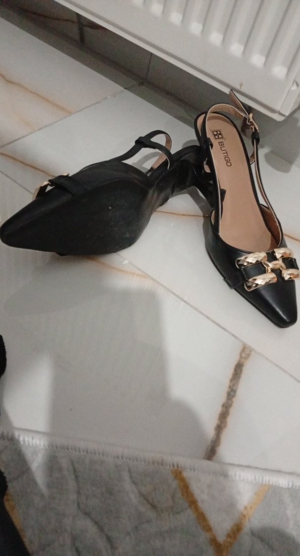 Tokalı Topuklu Kadın Ayakkabı - Görsel 5