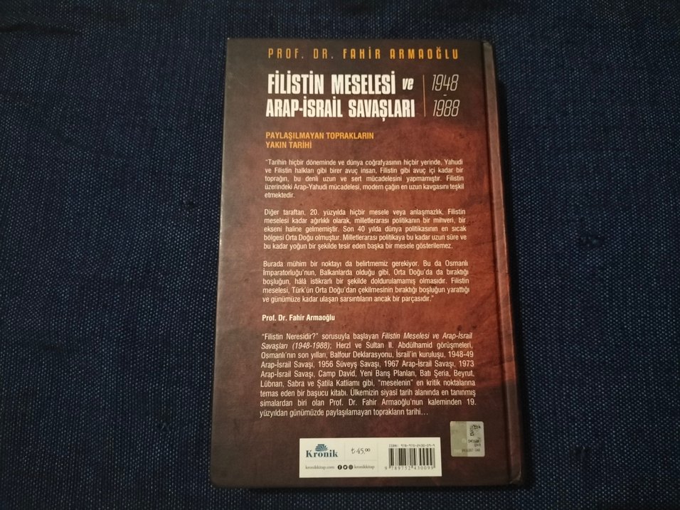 Filistin Meselesi ve Arap-İsrail Savaşları 1948-1988 - Görsel 3