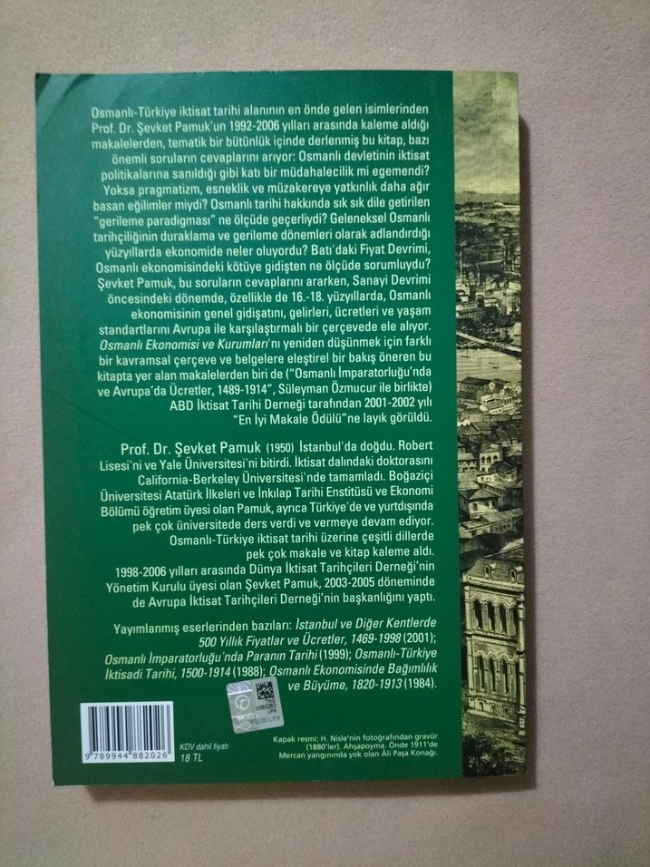 Osmanlı Ekonomisi ve Kurumları - Şevket Pamuk - Görsel 5