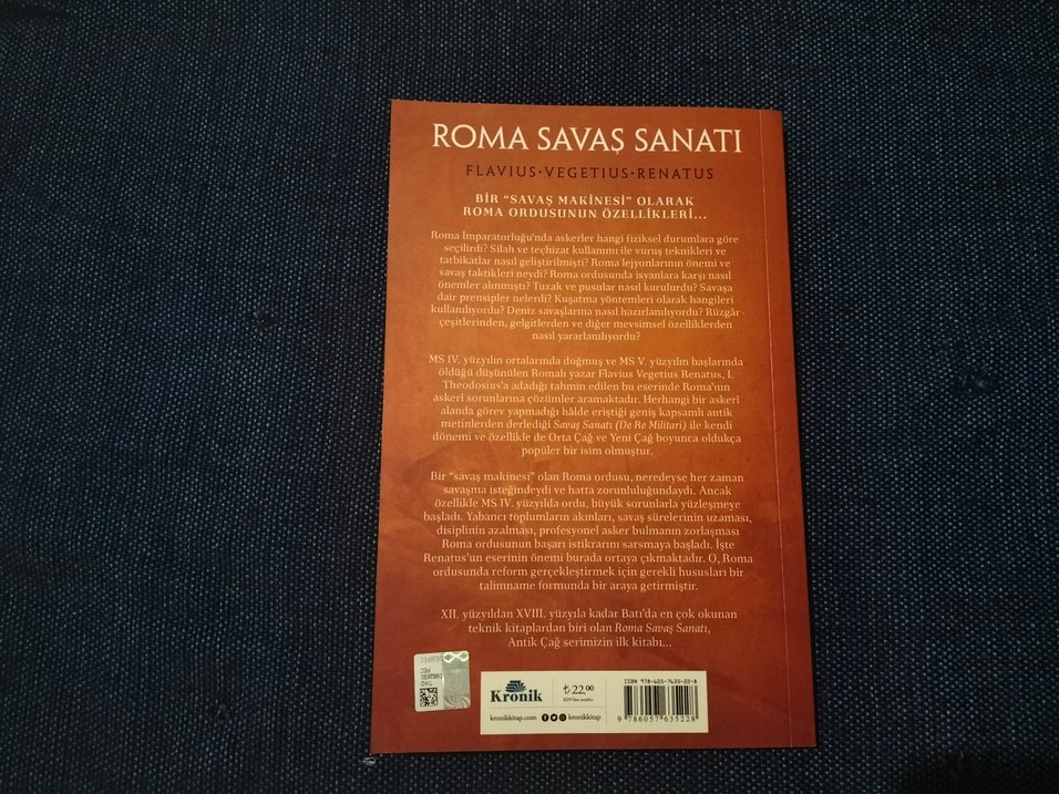 Roma Savaş Sanatı - Flavius Vegetius Renatus - Görsel 4