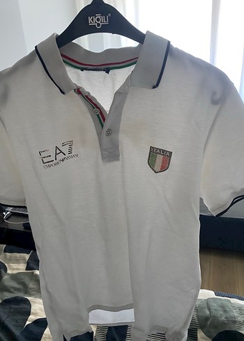 Beyaz Erkek Düğmeli Polo Tişört