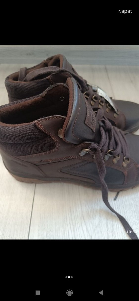 Kahverengi Deri Erkek Botları - Görsel 2