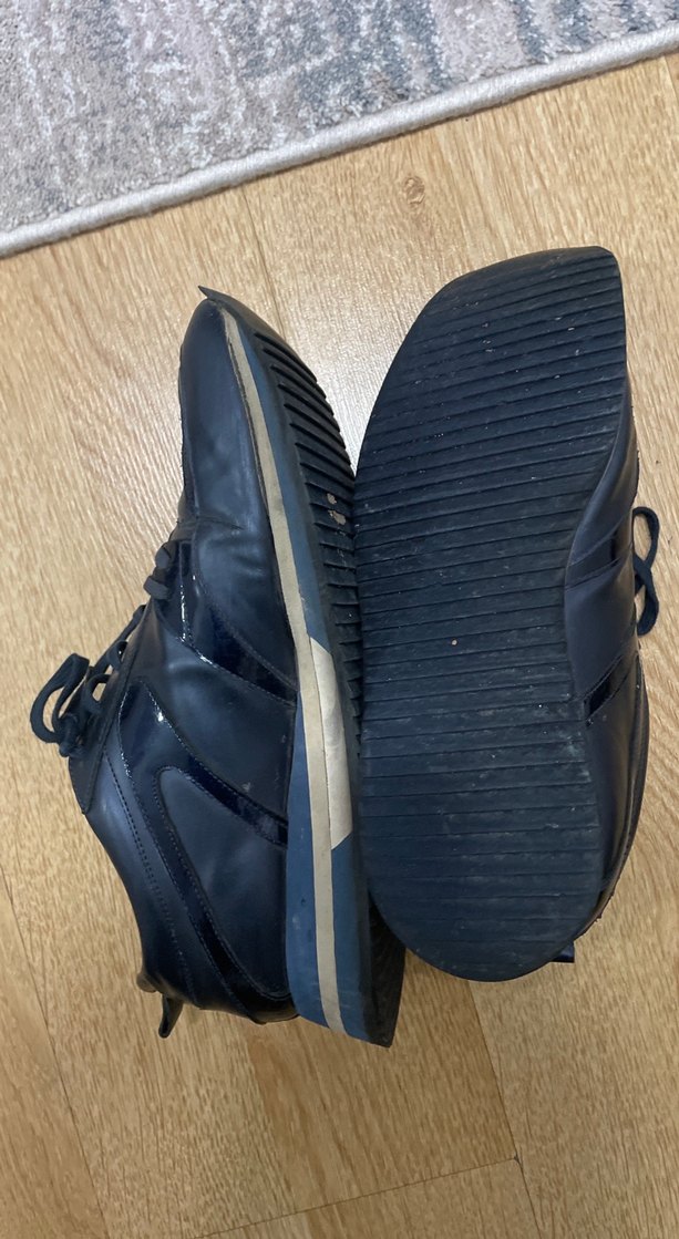 İnci Lacivert Deri Ayakkabı - Görsel 3