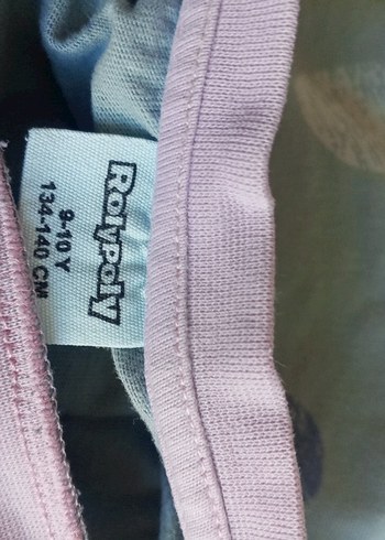 10 Yaş Beden Düğmeli Mavi Kız Çocuk Pijama Takımı