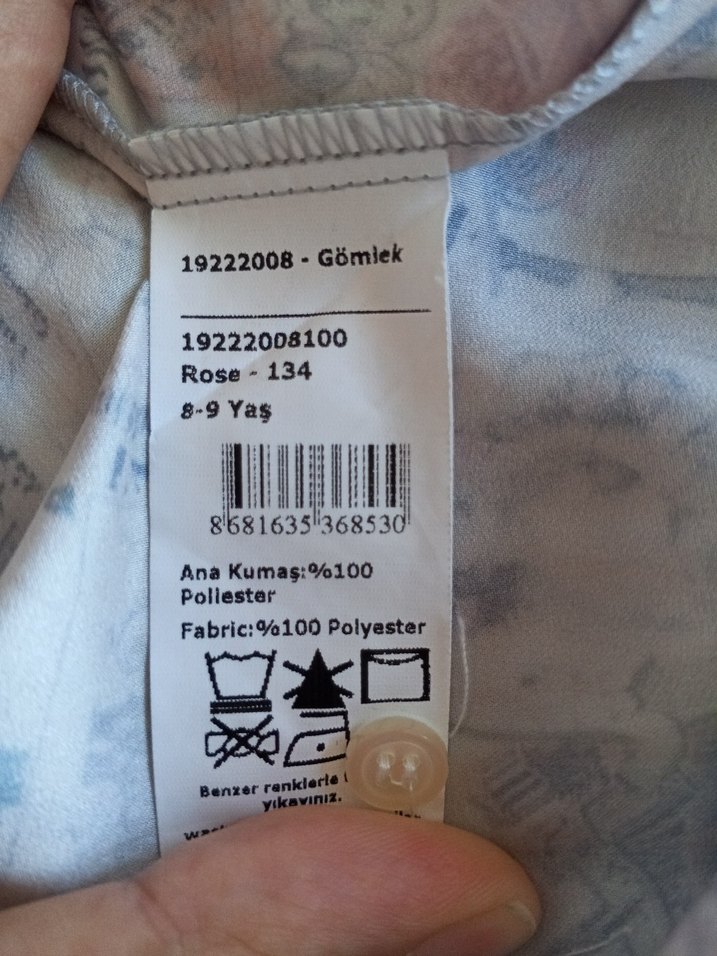 Mor Desenli Uzun Kollu Gömlek - Görsel 3