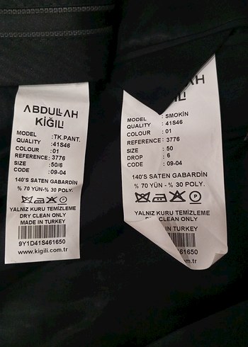 Abdullah Kığılı Erkek Siyah Smokin Takım Elbise - Görsel 5