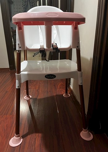 Pastel Pembe Bebek Mama Sandalyesi - Görsel 3