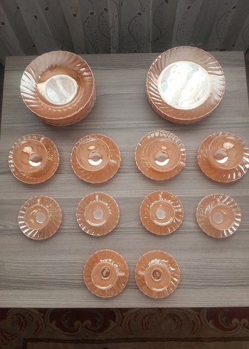 Antika Termocrisa Meksika Fincan ve Tabak Takımı