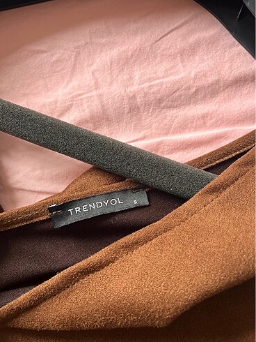 Trendyol & Milla kahverengi mini elbise