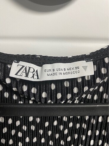 Zara puantiyeli bluz - Görsel 4