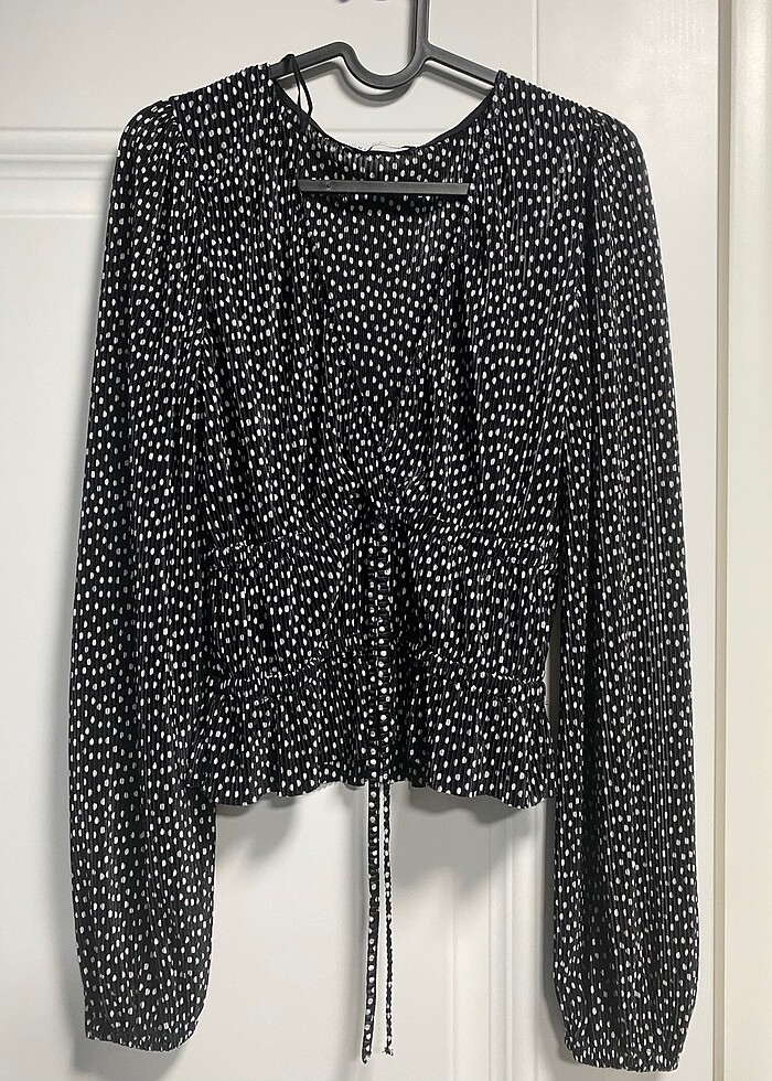 Zara puantiyeli bluz - Görsel 2