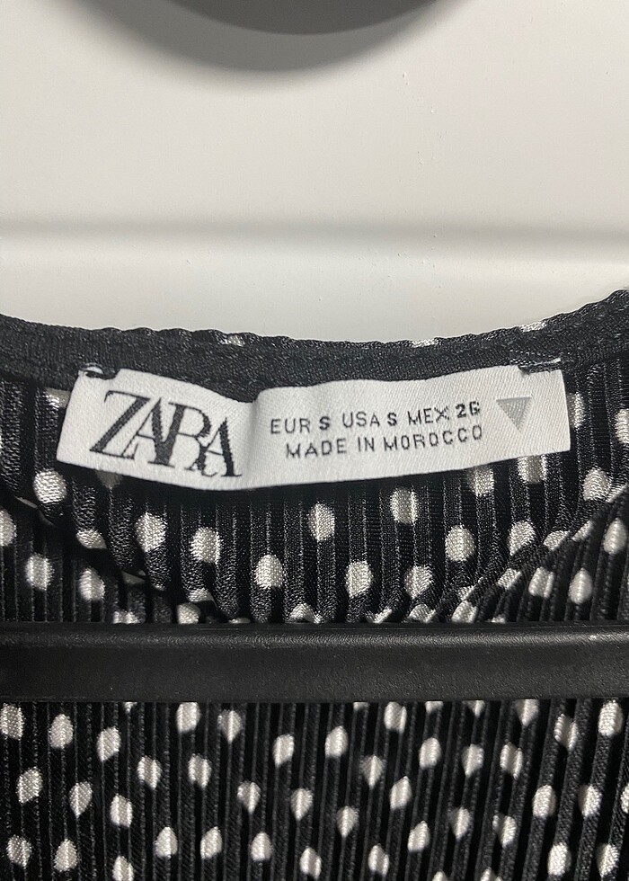 Zara puantiyeli bluz - Görsel 4