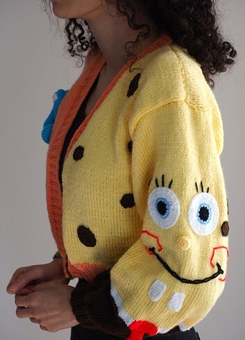 El yapımı sponge Bob ceket 