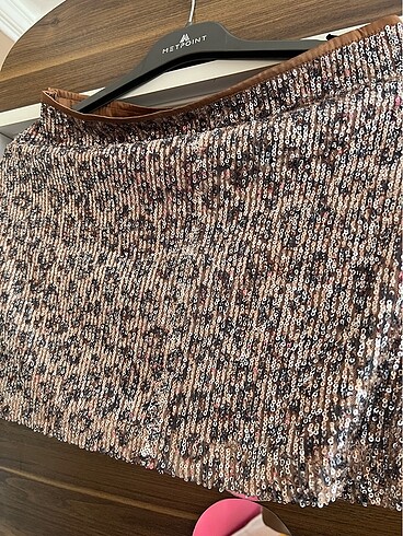 Zara Leopar Pullu etek