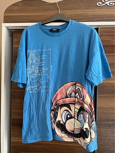 Mavi erkek tshirt