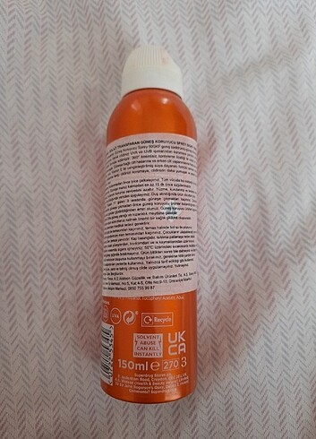 Ambre Solaire Solait 50 spf güneş kremi