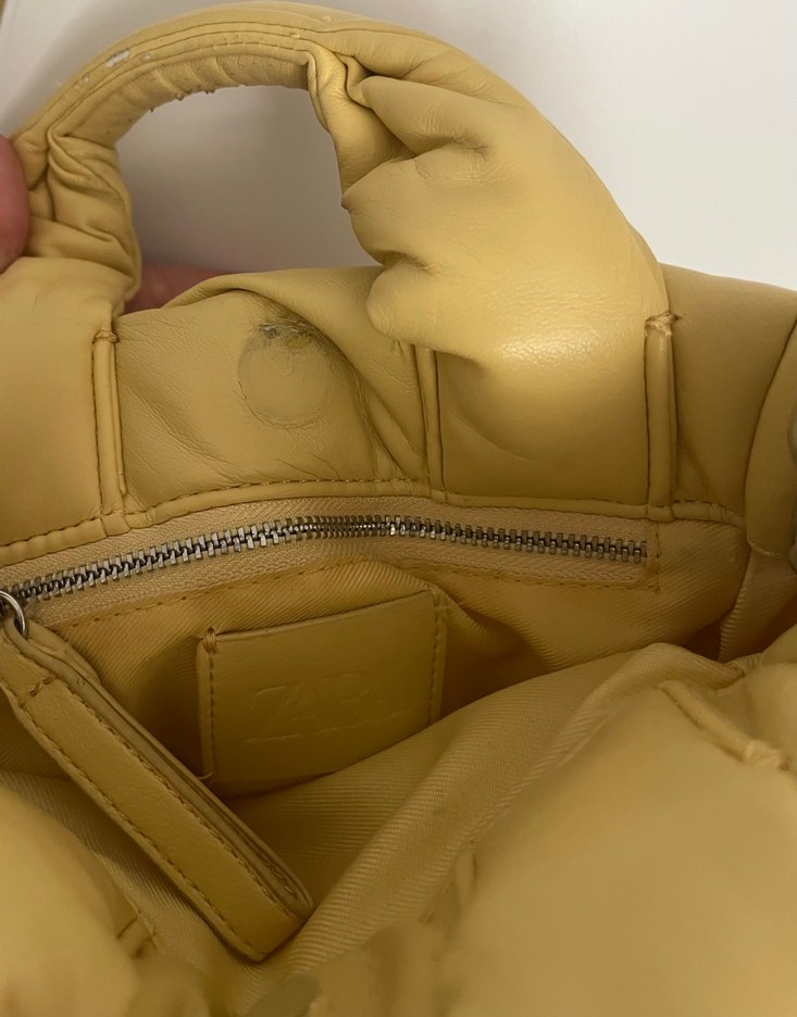 Zara Marka Kapitone Askılı Çanta - Görsel 3