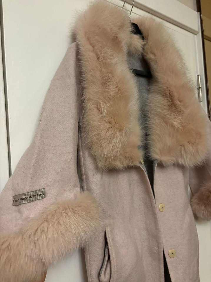 Alpaca Kadın Kürklü Kaban - Görsel 2