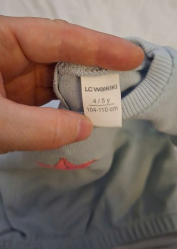 LC Waikiki Kız Çocuk Gri Fırfırlı Sweatshirt
