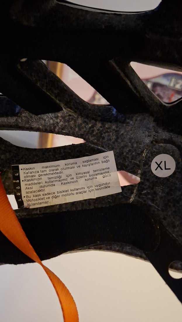 Yılan Desenli Turuncu Biker Kask - Görsel 2