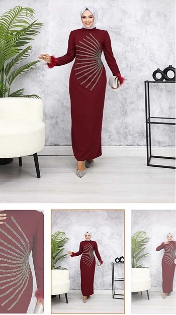 Bordo Abiye